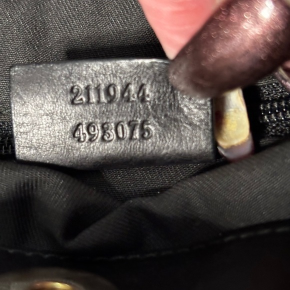 Authentic GUCCI GG Sukey Shoulder HandBag Guccissima Leather Black -PreOwned - Picture 6 of 16